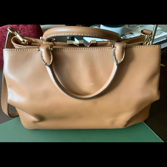 Michael Kors Large Leather Satchel - Picture 7 of 8